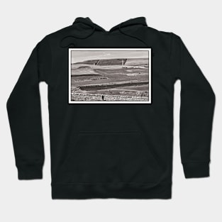 A Patchwork of fields - Mull of Galloway, Scotland Hoodie